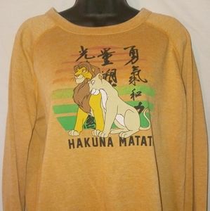 Disney lion king sweatshirt junior large